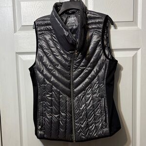 Calvin Klein Women's Metallic Black Vest